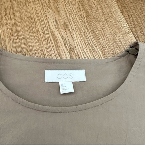 NWT COS  OVERSIZED TAN SHIRT - S - Picture 13 of 15